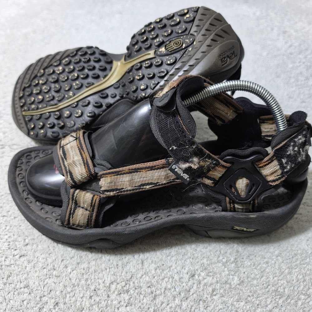 Teva Terra Fi 2 Sandals Womens 8 Brown Patterned Strappy Hiking Outdoor 6670